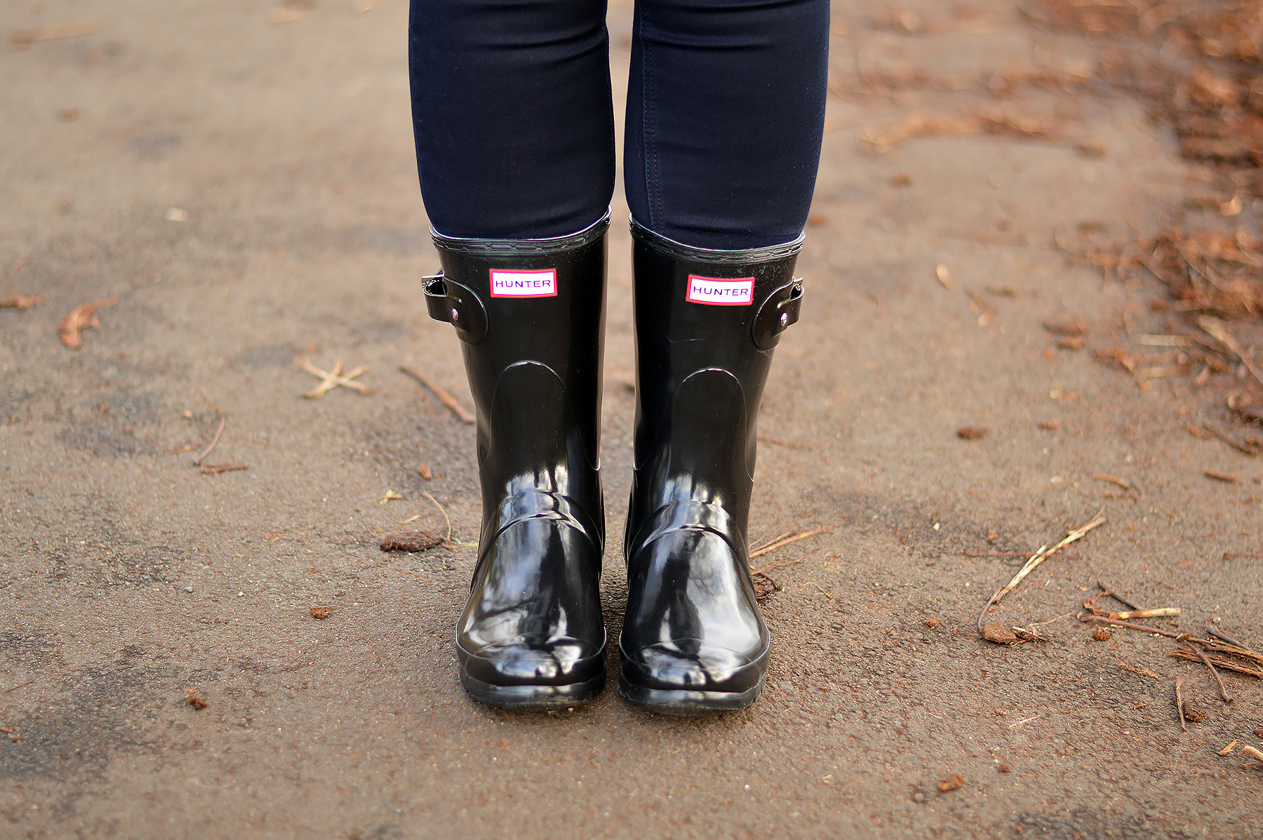 Short Hunter Wellies Outfit 