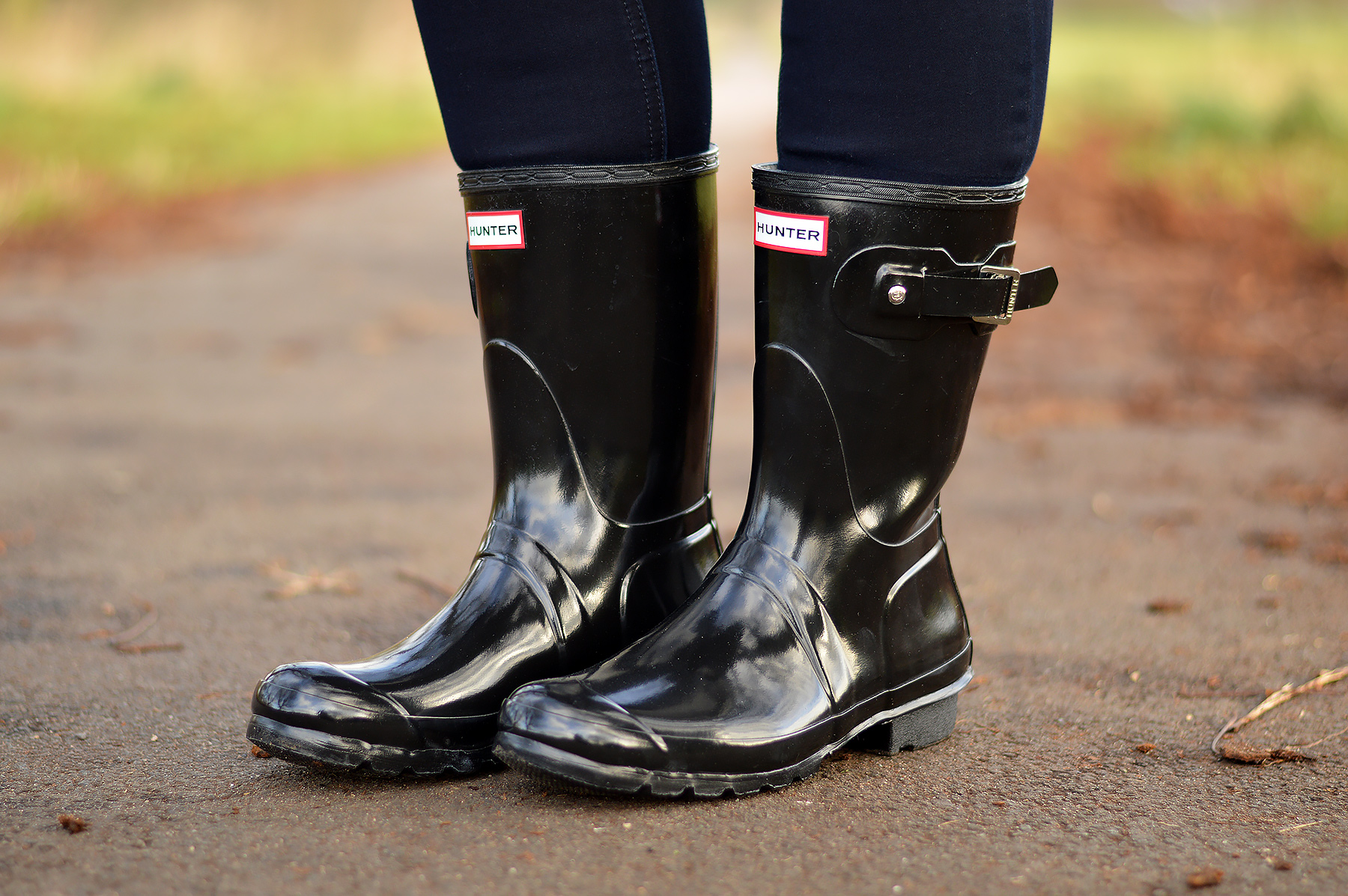 Hunter wellies and joules jeans