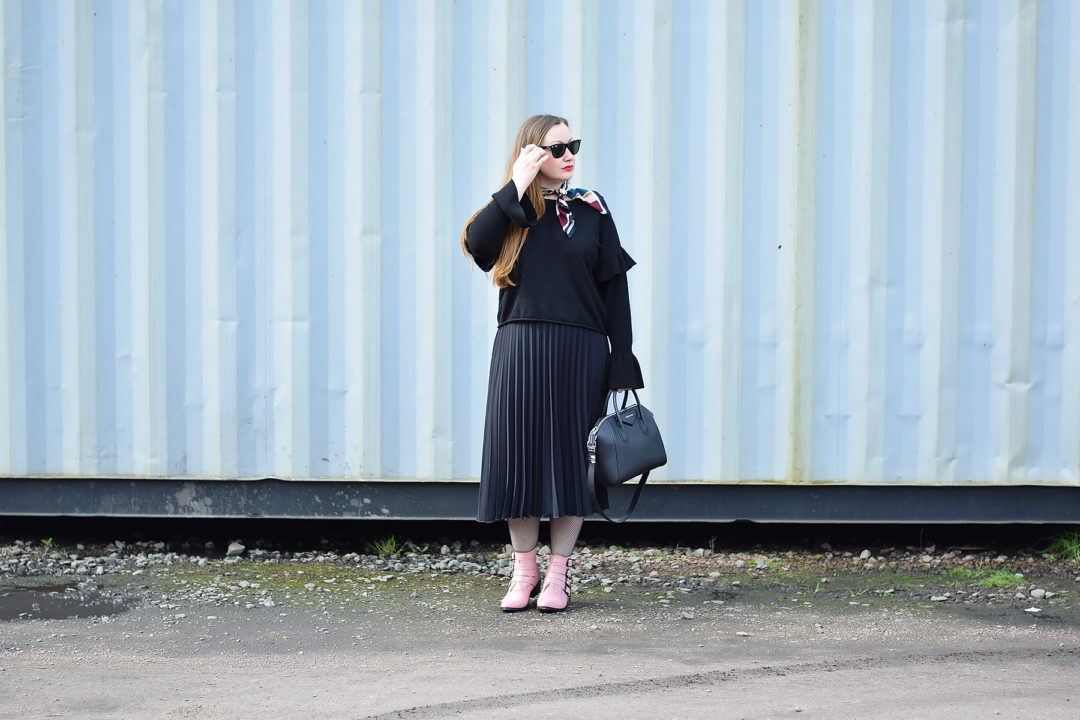 pink cowboy ankle boots