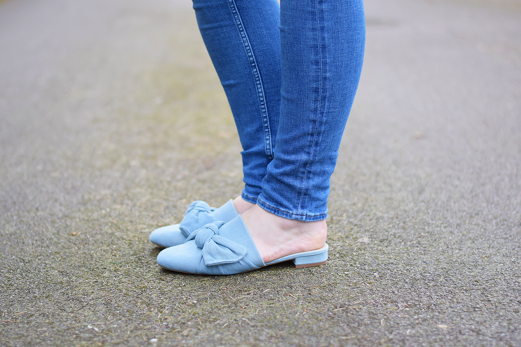 Asos mules with knot