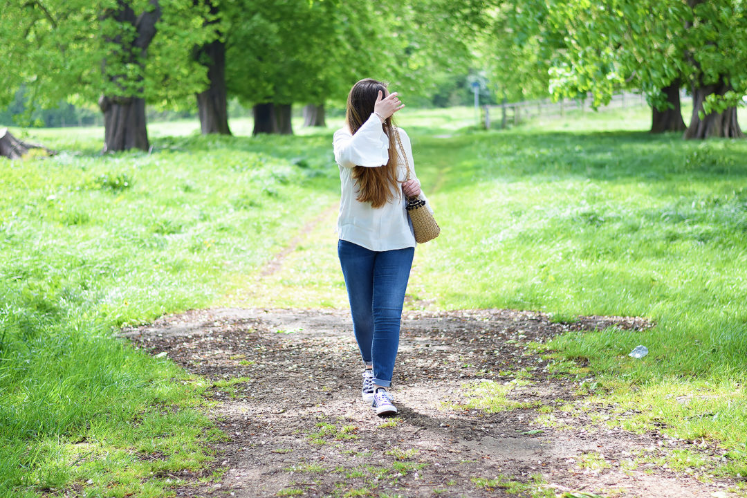 Ideas of what to wear with a basket bag