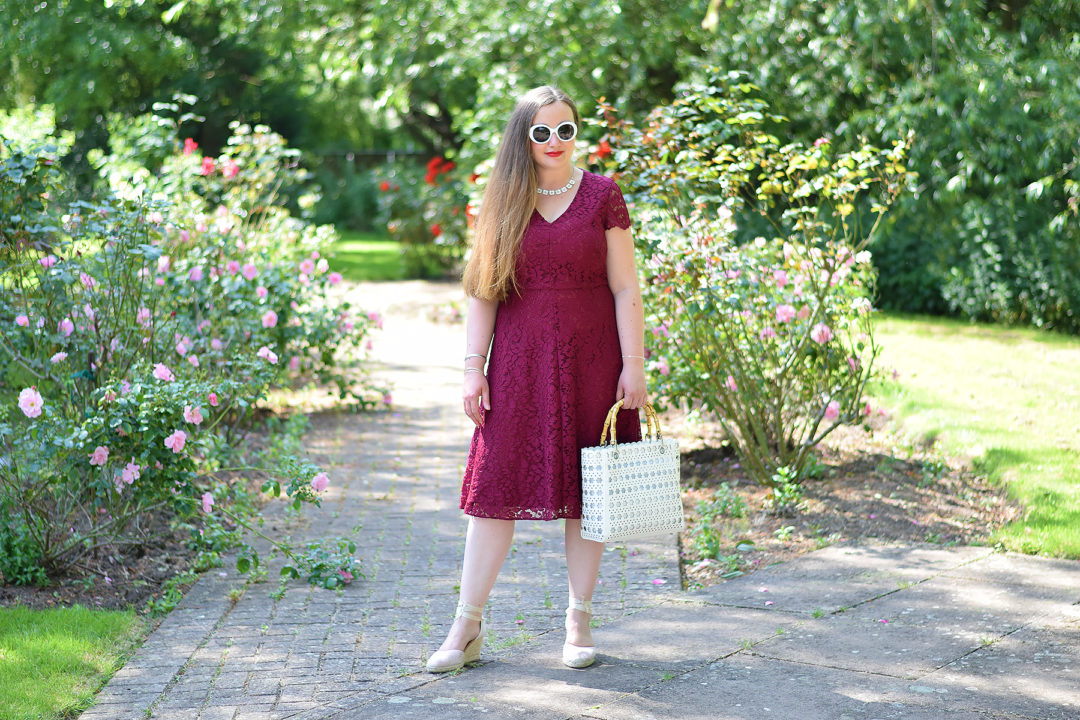 Laura Ashley Fit And Flare Lace dress