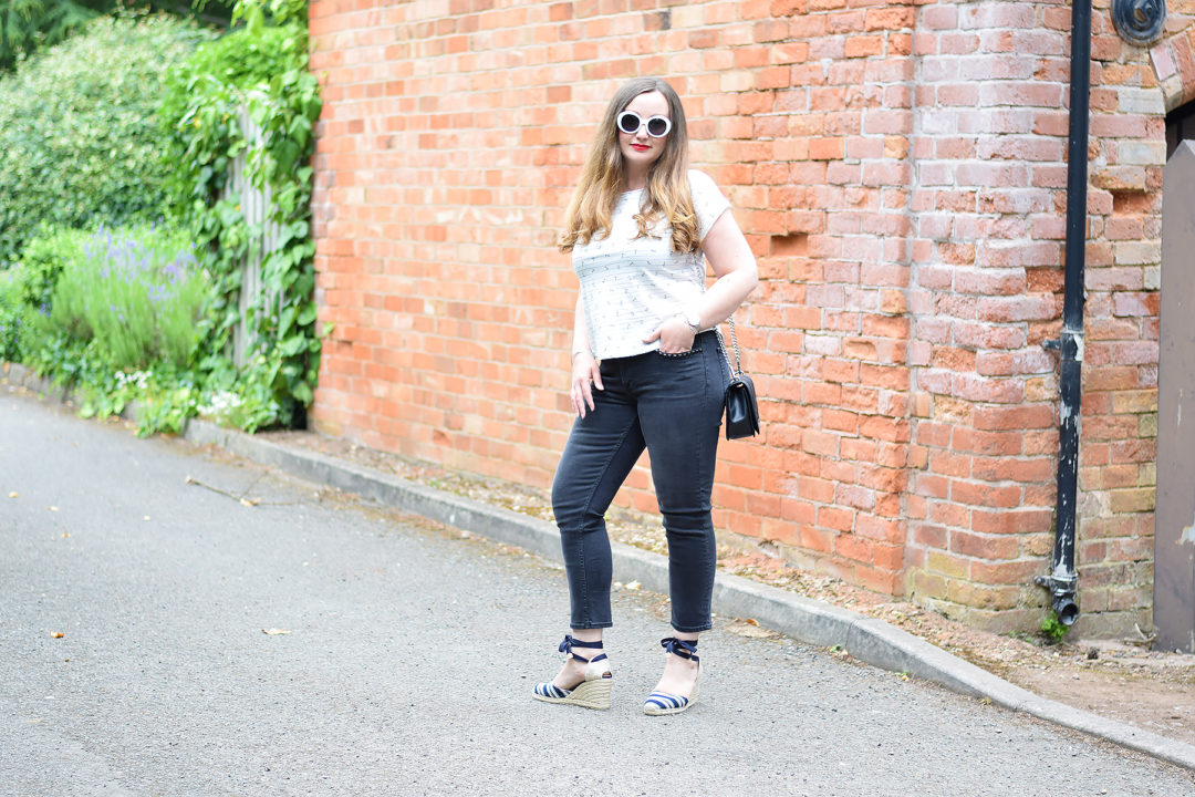 Mango Black Straight Leg Jeans With Studs on pocket and distressed