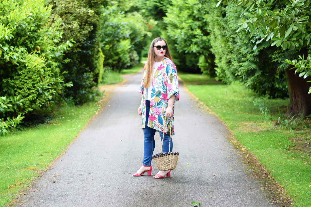 Zara multi coloured kimono