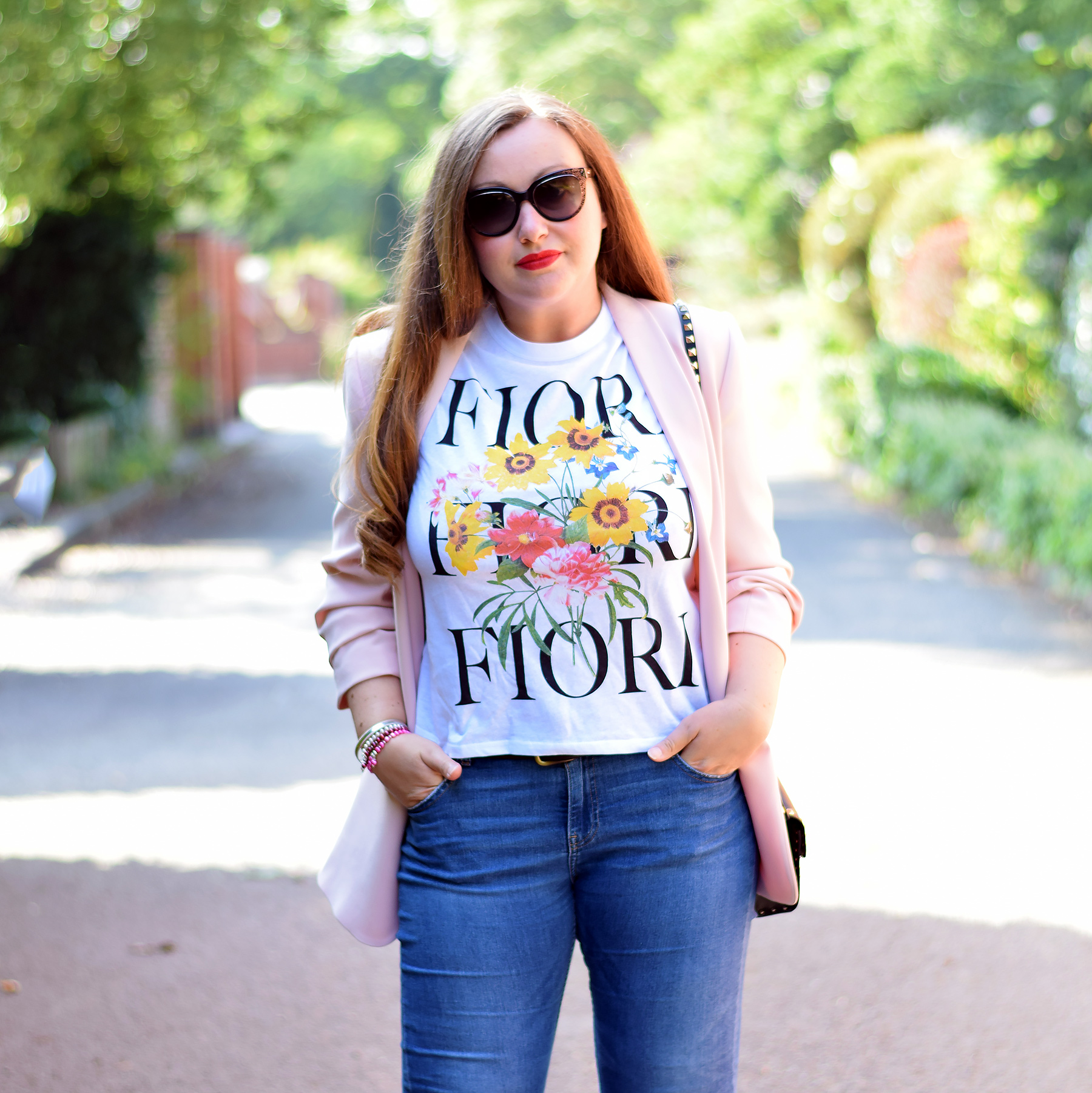 Zara Fiori Printed T-shirt Outfit