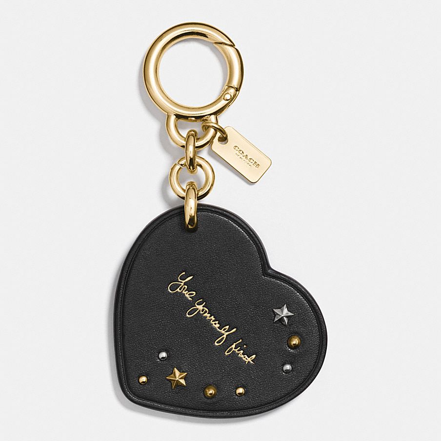 Coach x Selena Gomez Heart bag charm