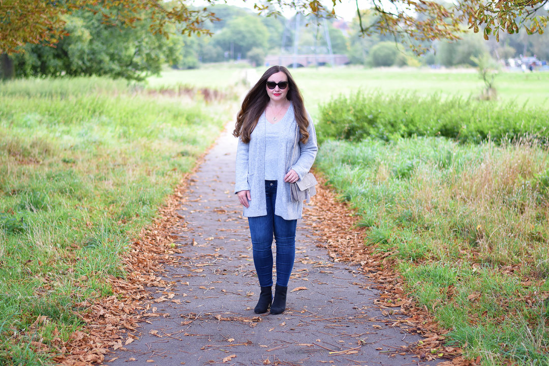 Cozy Cardigan And Ankle Boots outfit