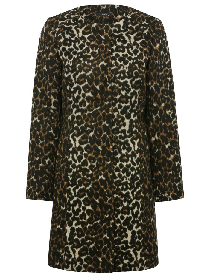 M&Co Leopard Print Coat