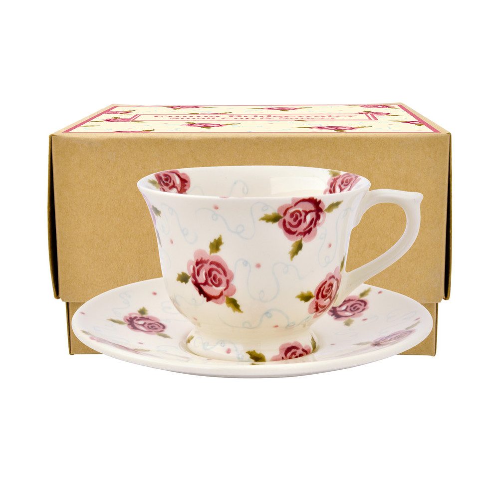 Emma Bridgewater Tiny Scattered Rose Tea Cup and Saucer