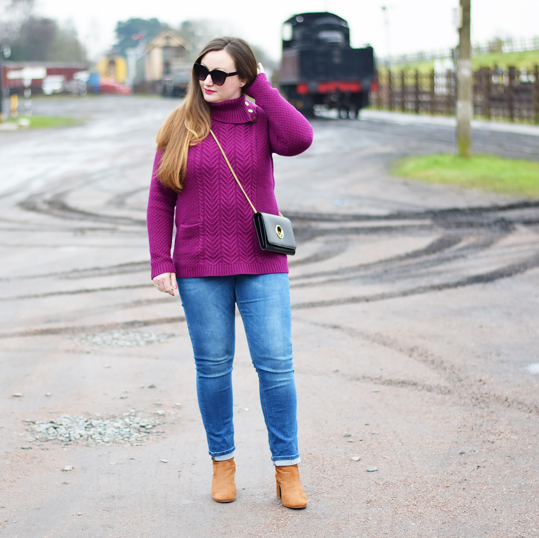 Purple Jumper Outfit – JacquardFlower