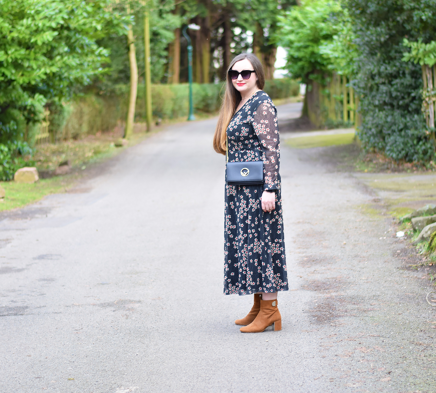 Ankle boots maxi dress deals