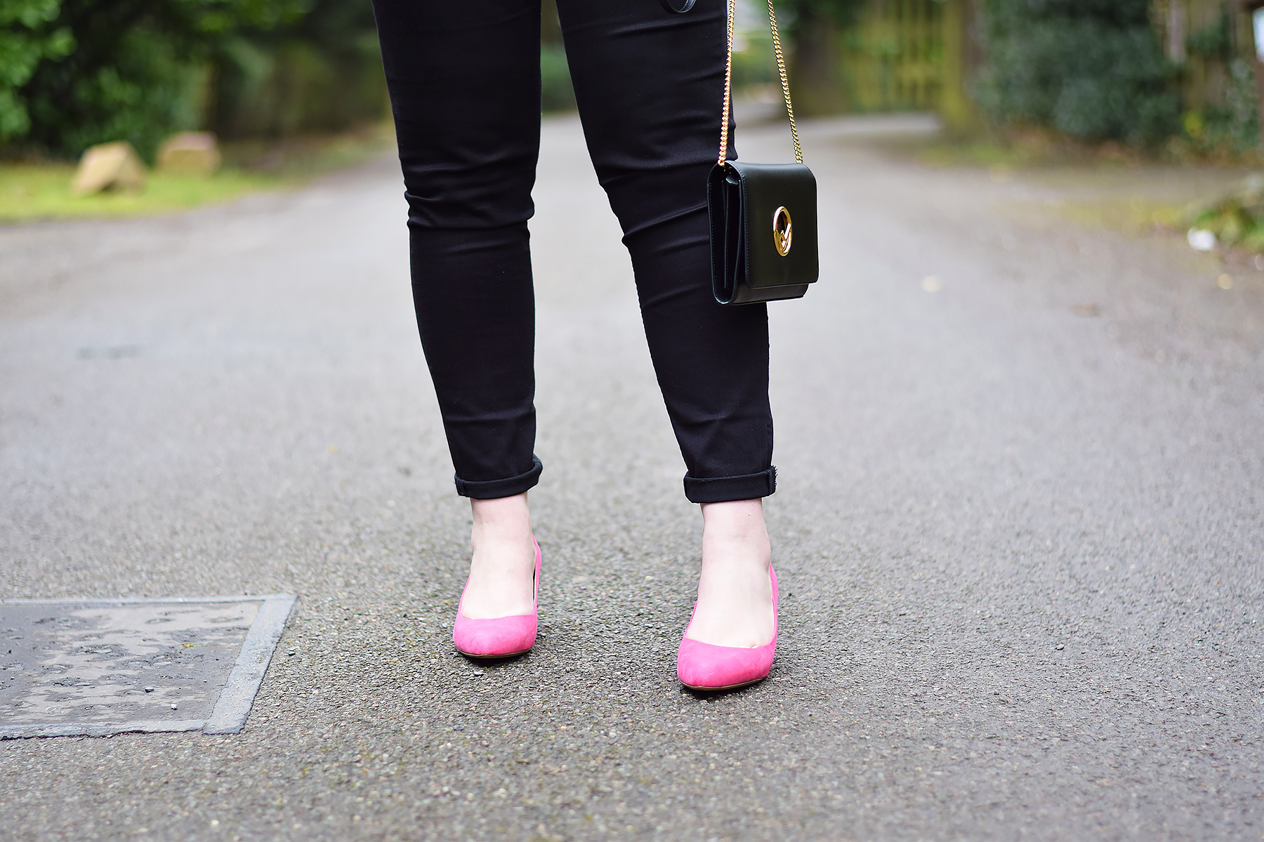Lotus shoes Clio Fuchsia Pink Court Shoes