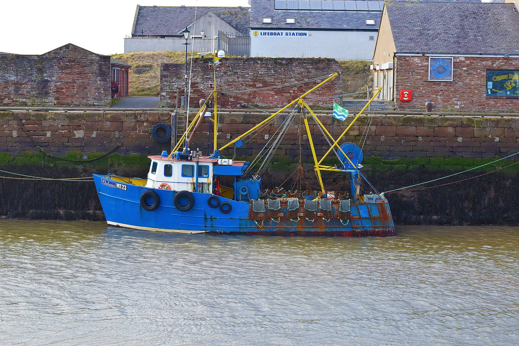 Boats at Maryport Cumbria