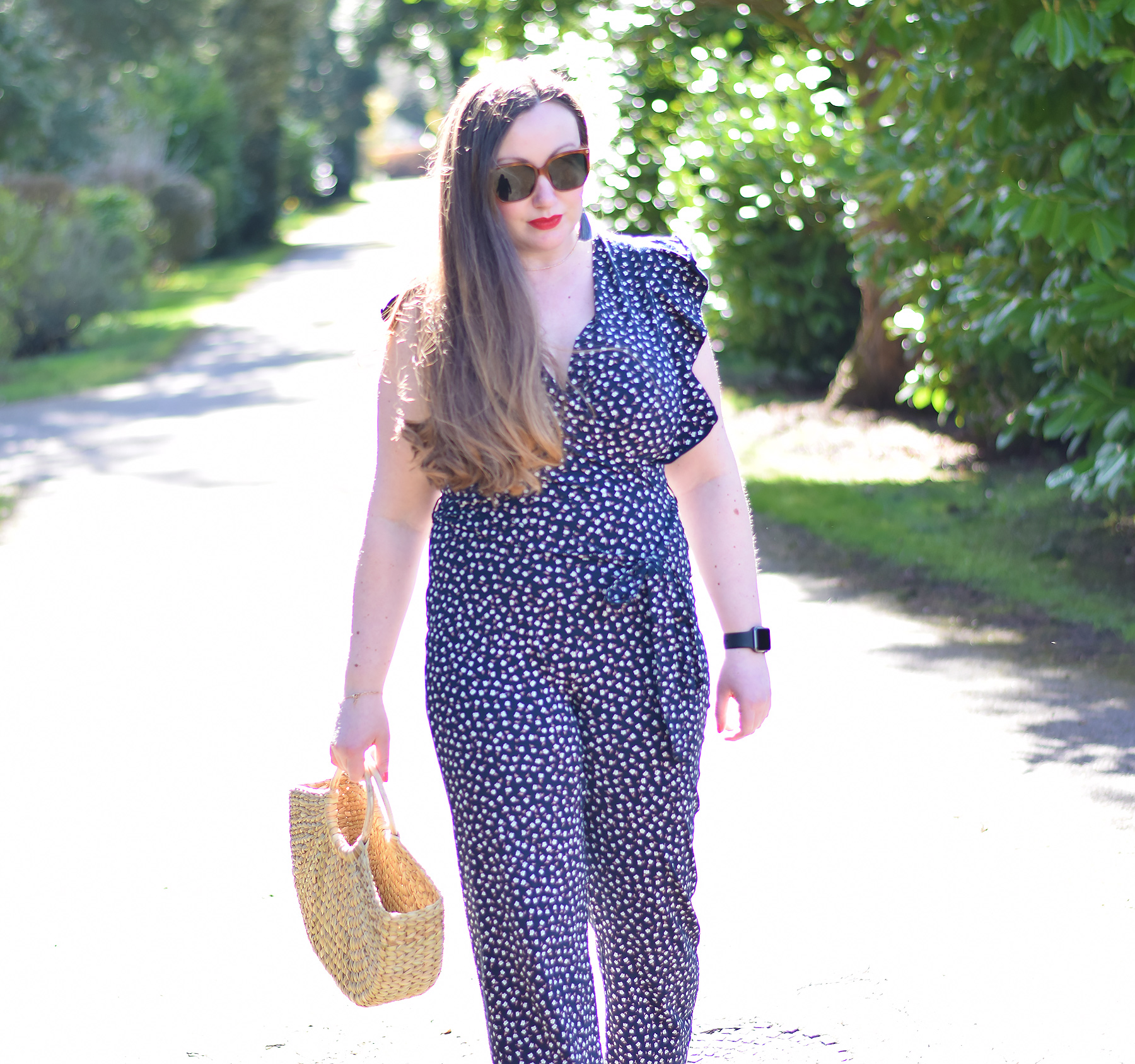 Ditsy Floral Jumpsuit Outfit – JacquardFlower