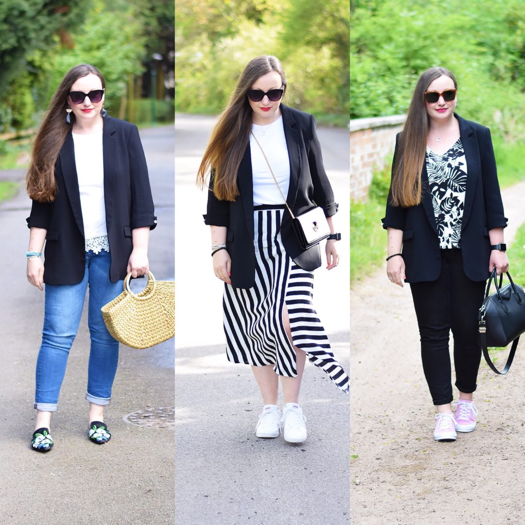 Three Ways To Wear A Black Blazer