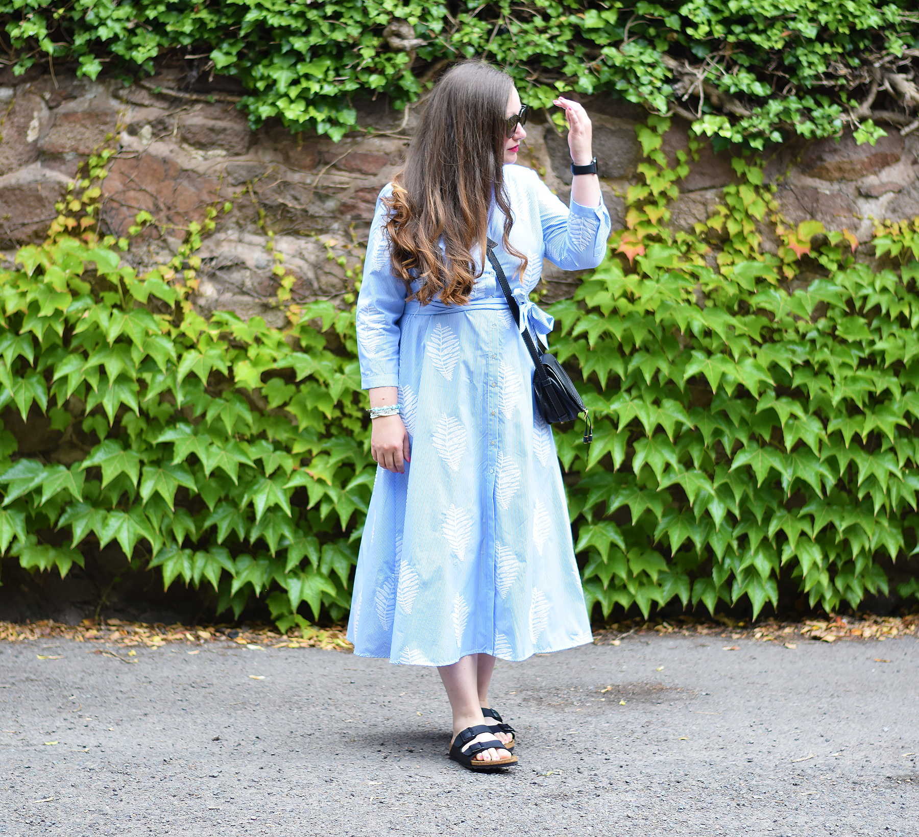 birkenstock and dress