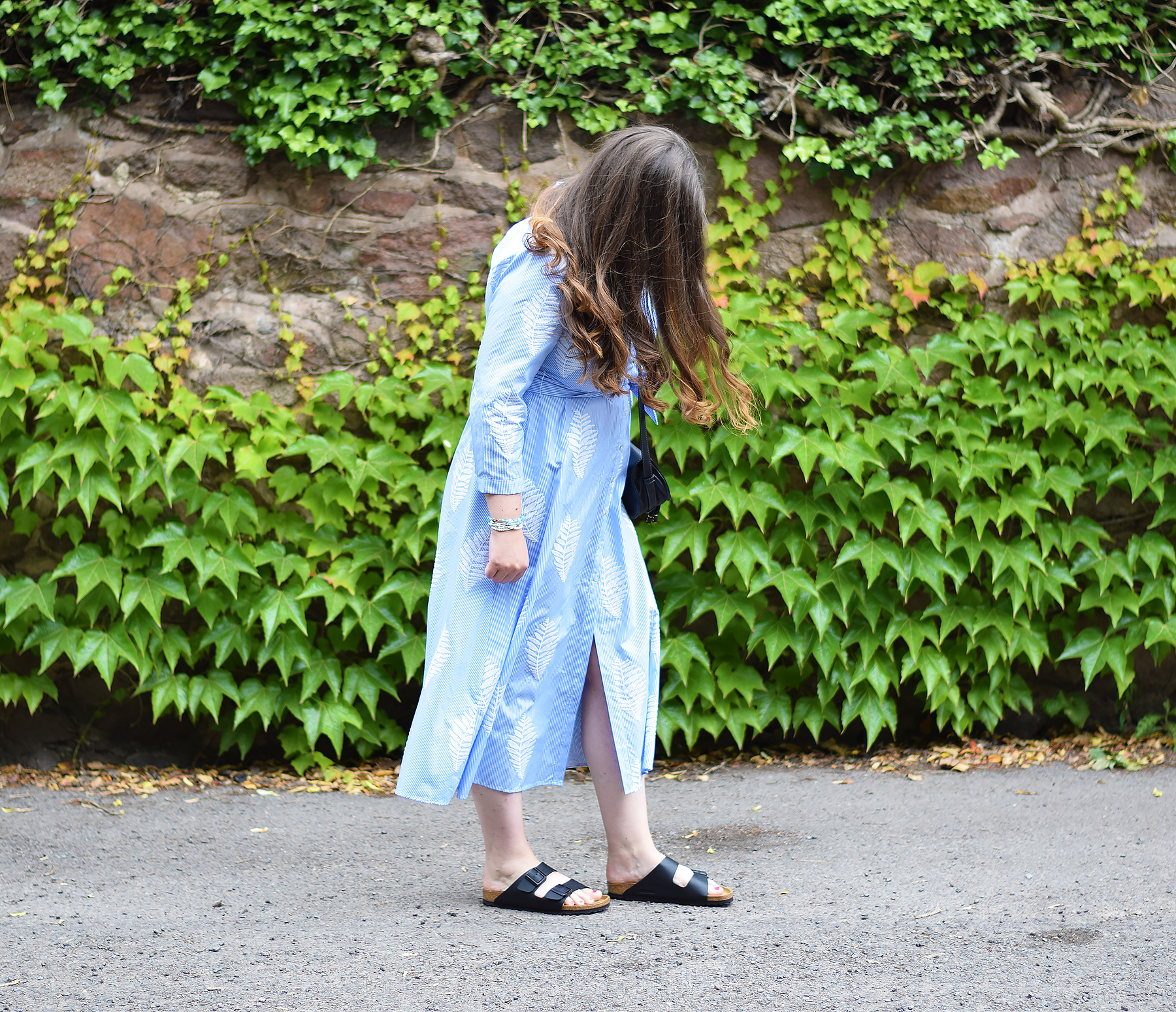 birkenstocks with a dress