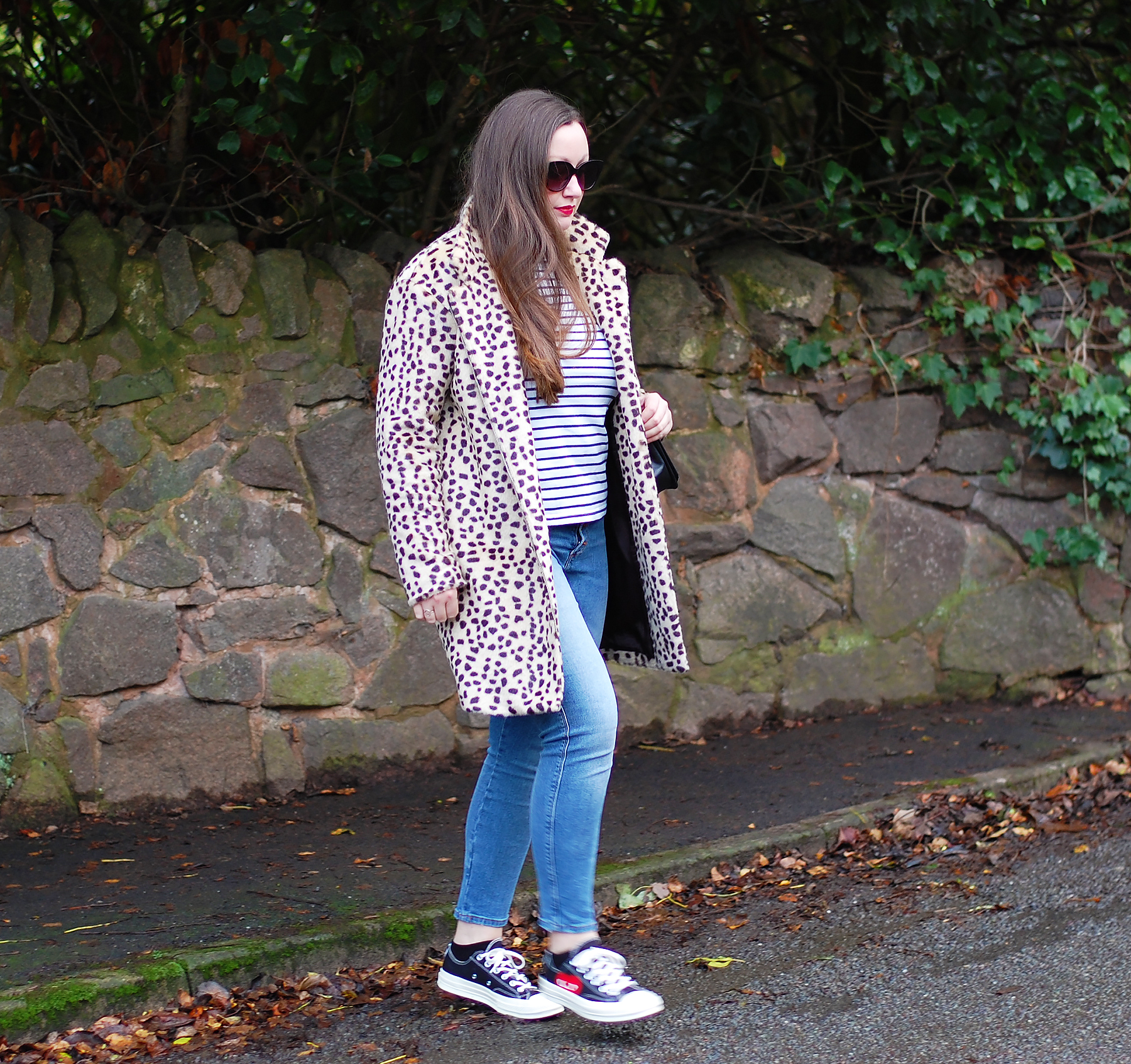 Leopard Print And Stripes Outfit