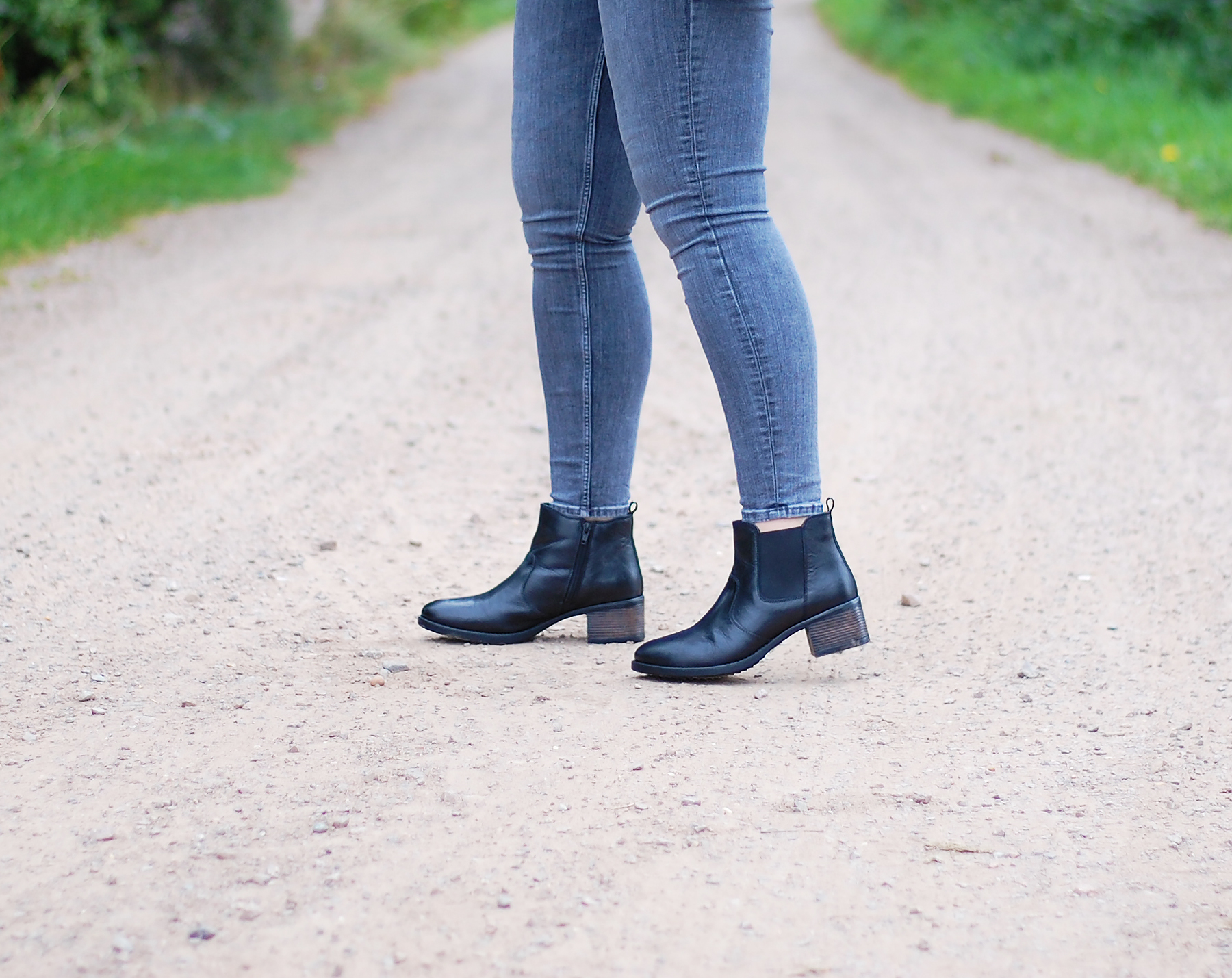 Lotus Rubay Black Leather Ankle Boots