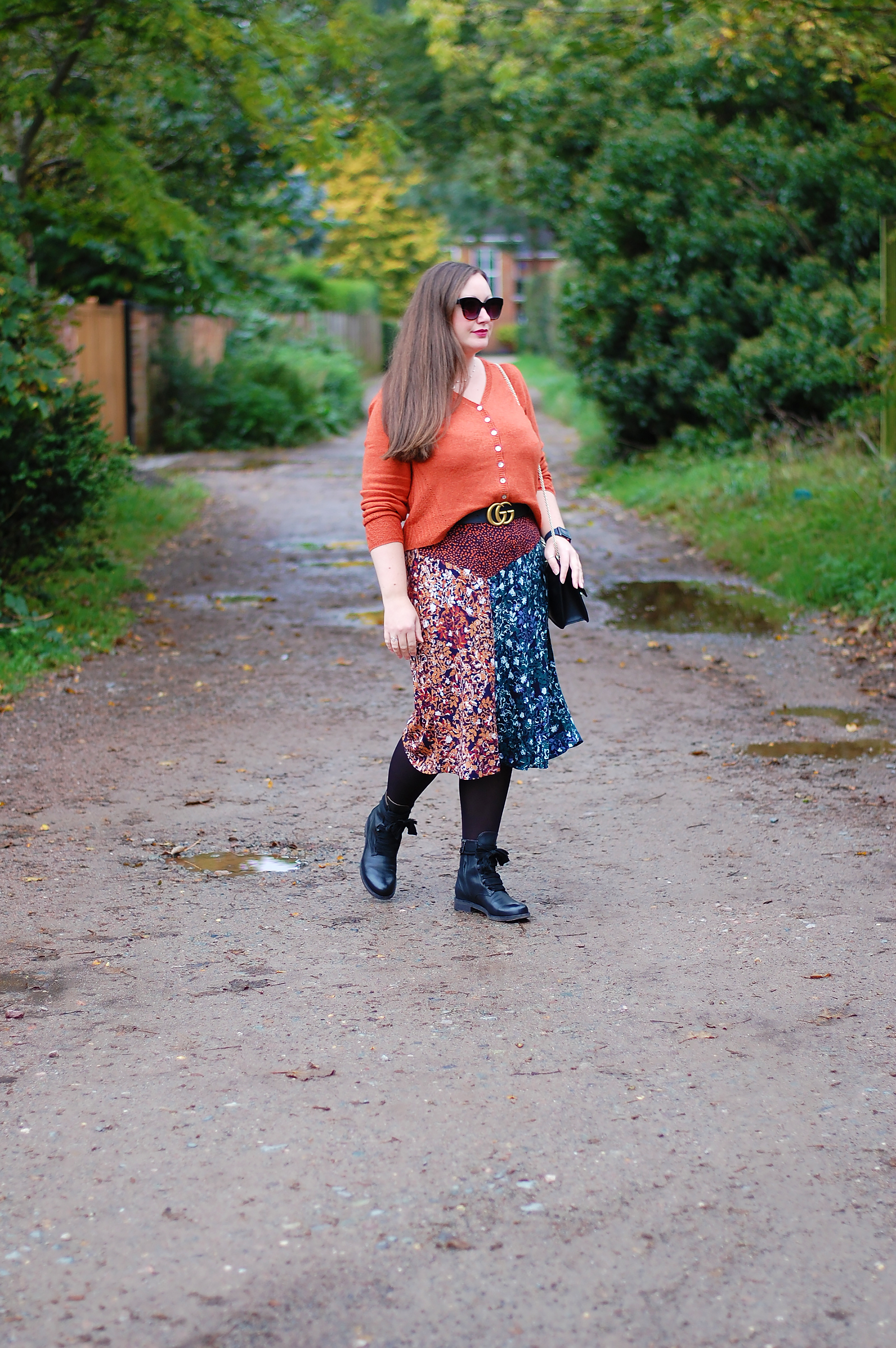 Midi Skirt And Cardigan Outfit