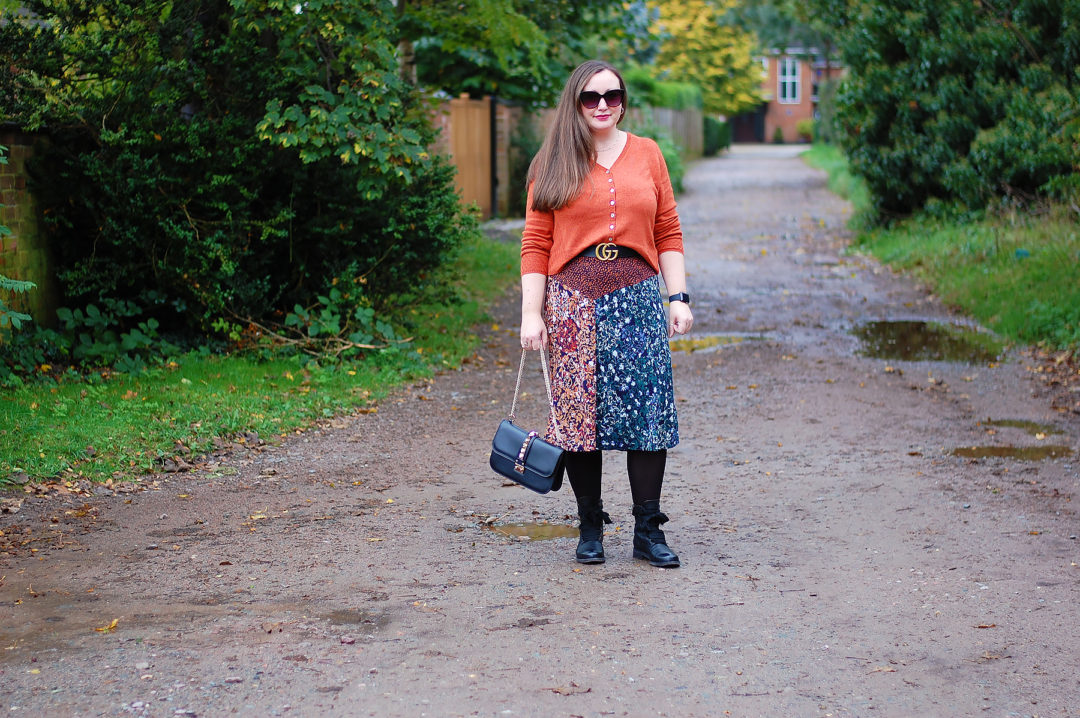 Orange Cardigan Outfit