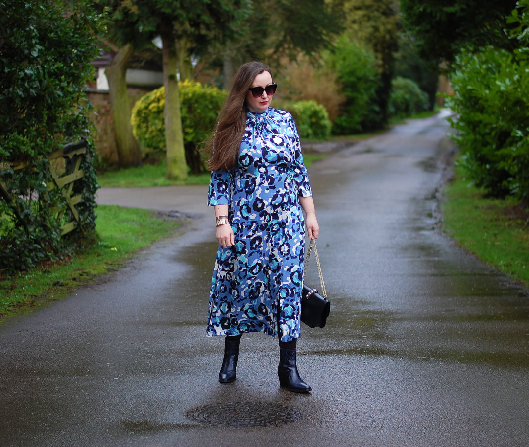Ganni blue sales cowboy boots