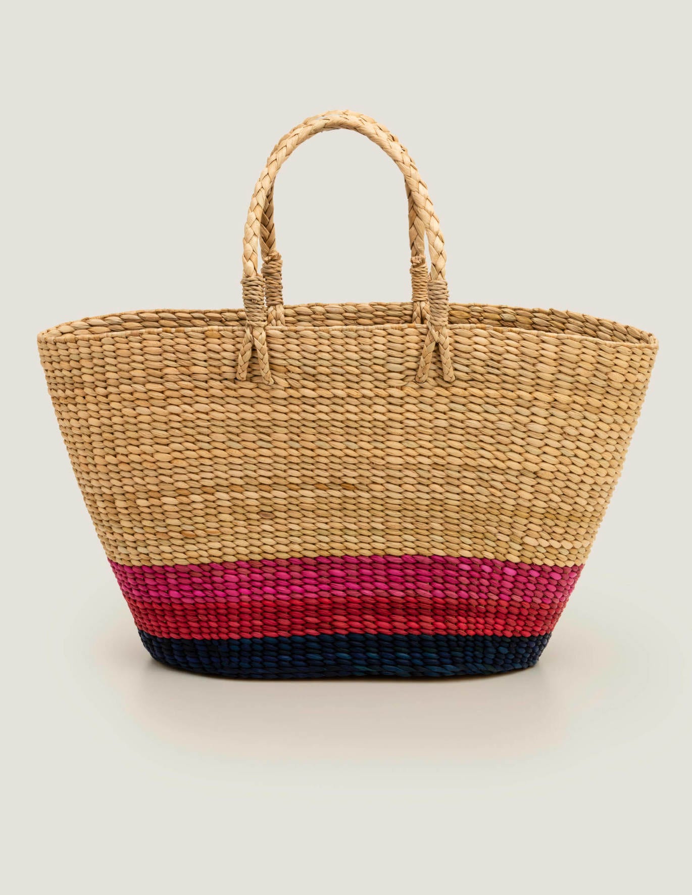 Boden ceres straw basket bag