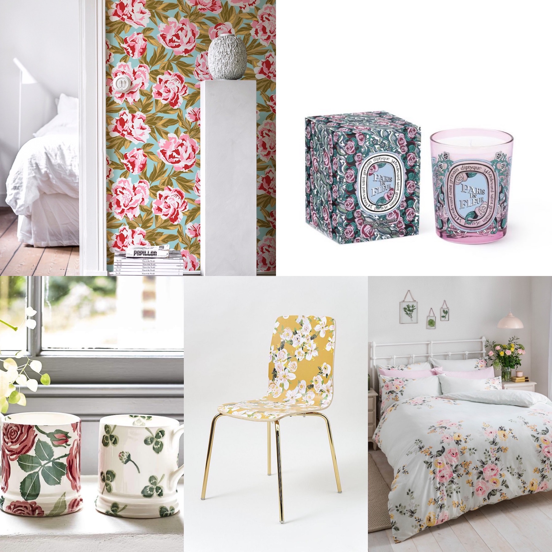 5 Floral Home Decor Accessory Ideas