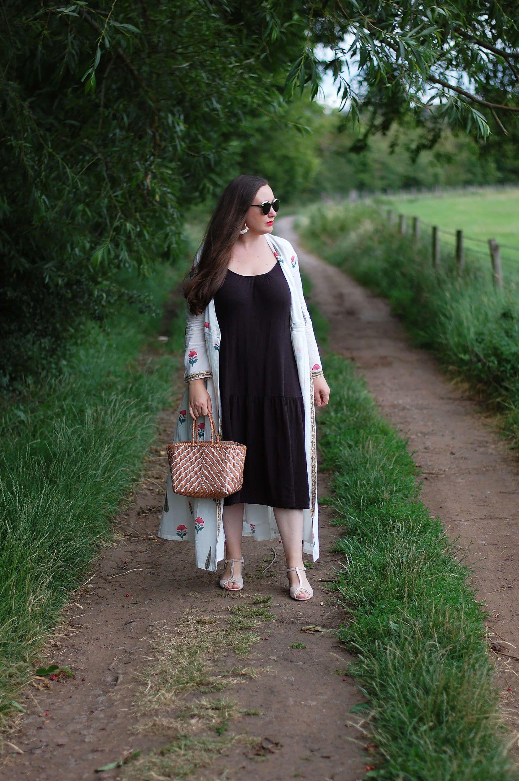 Sustainable kaftan outfit