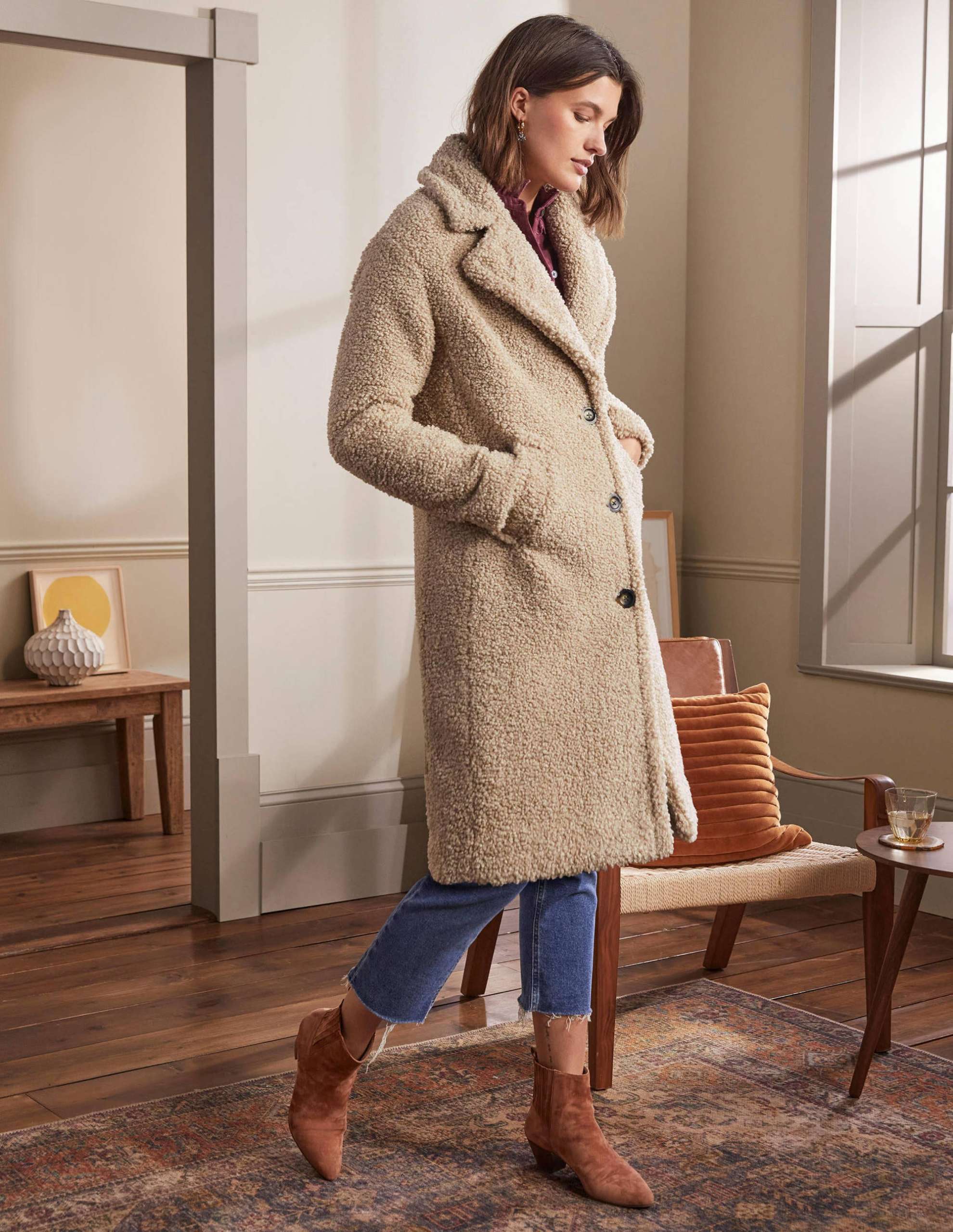 Boden Canterbury Teddy Coat