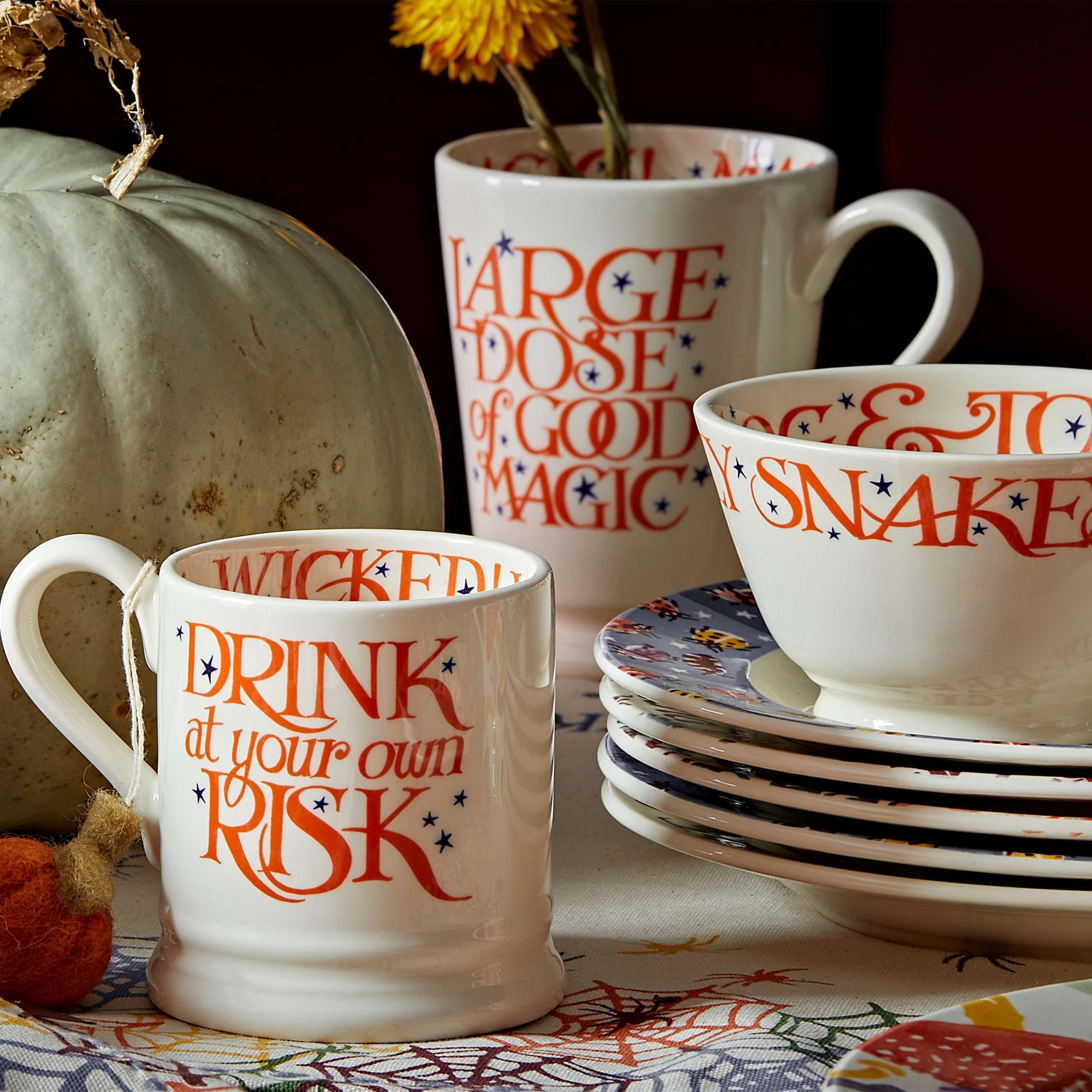 emma bridgewater Halloween toast collection