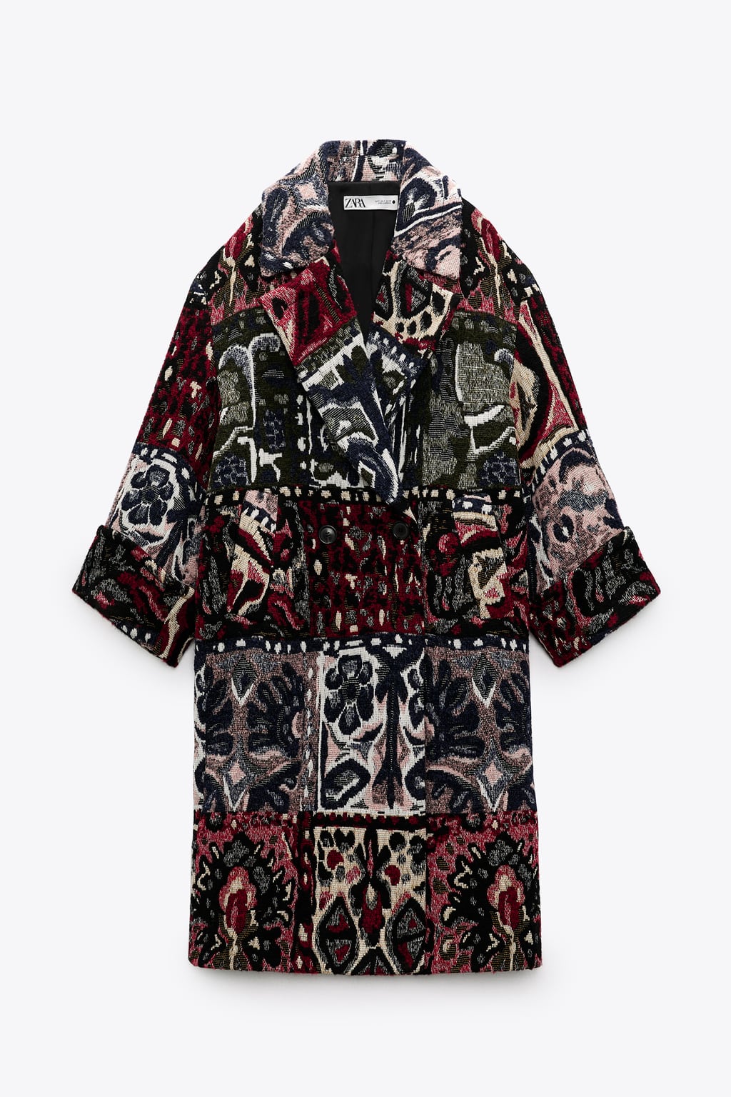 Zara jacquard Coat