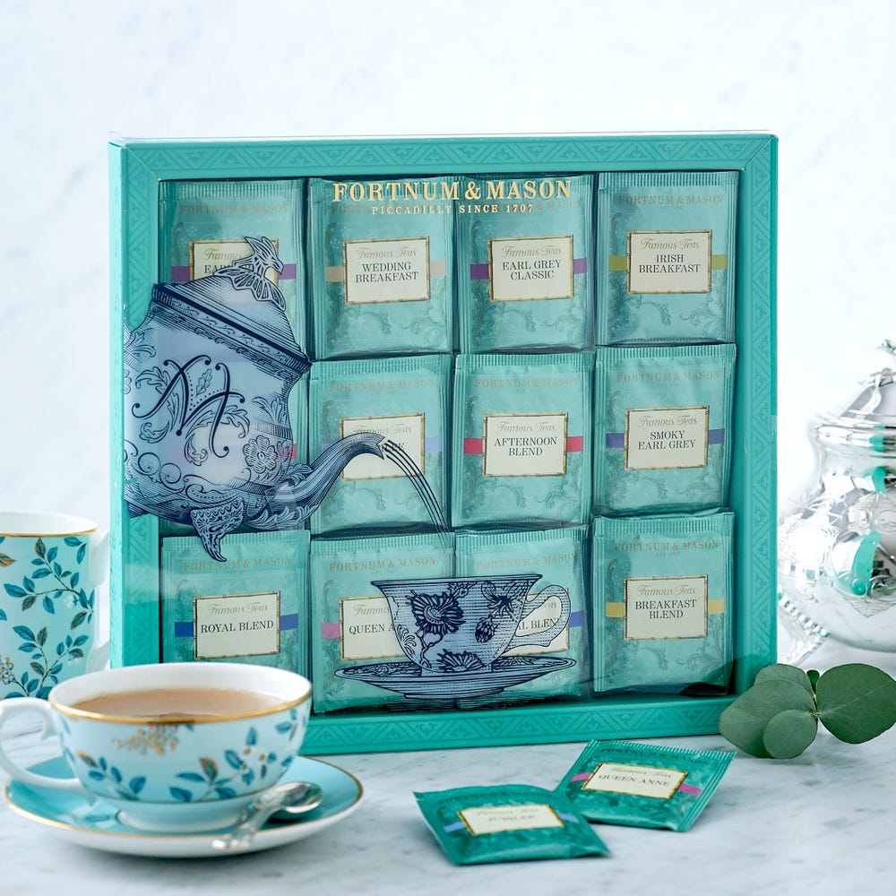 Fortnum & Mason famous tea selection