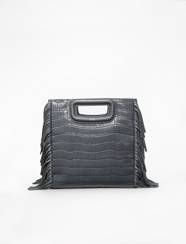 Maje M bag grey croco