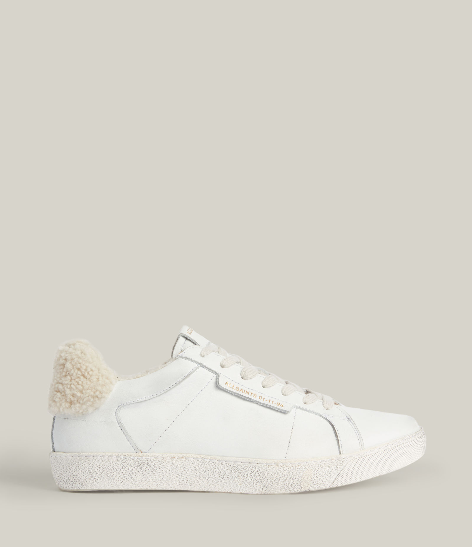 AllSaints Sheer Shearling Trainers 