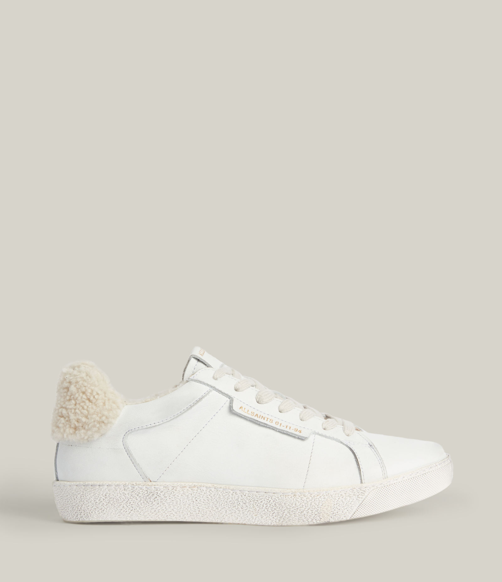 AllSaints Sheer Shearling Trainers