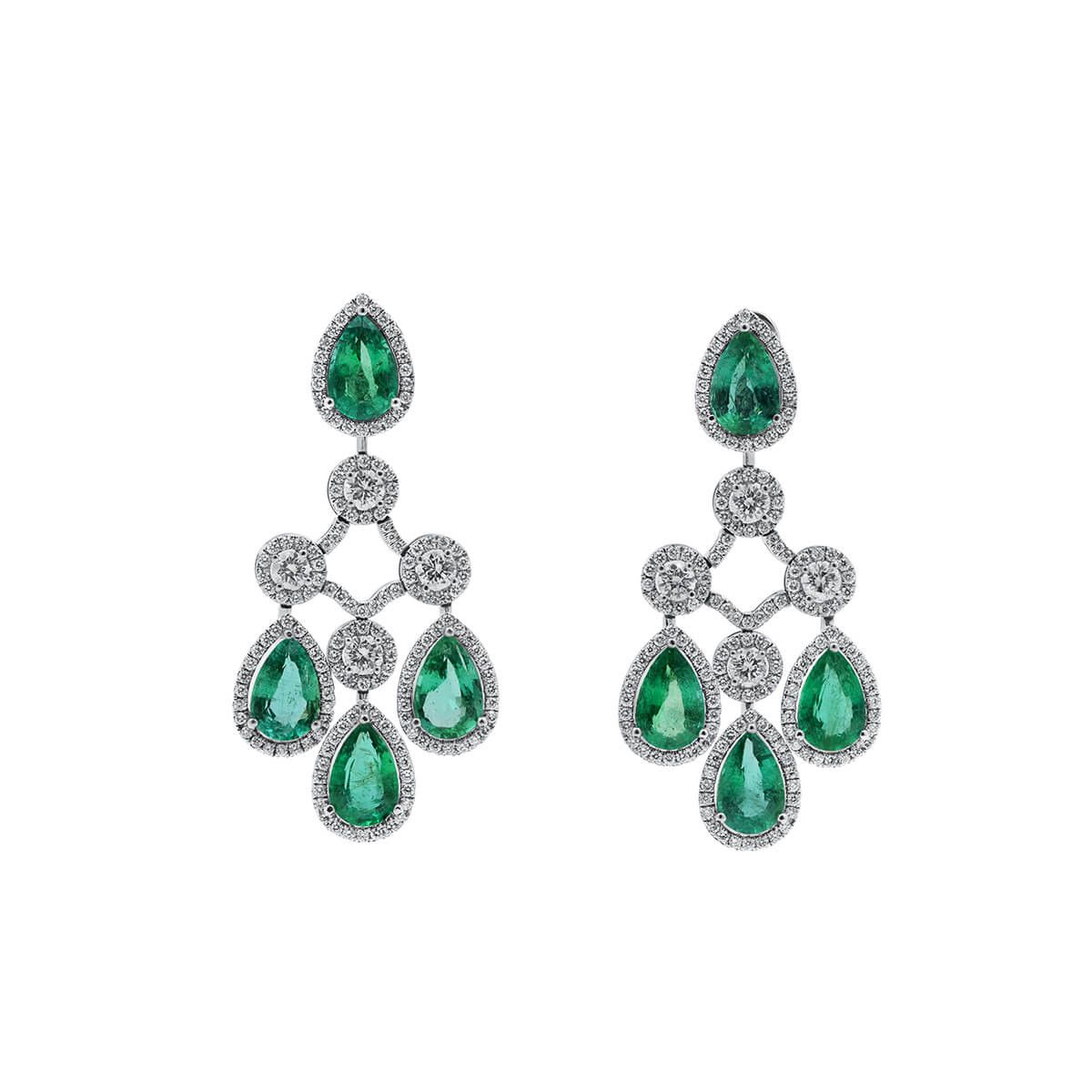 Astteria Natural Emerald Drop Earrings