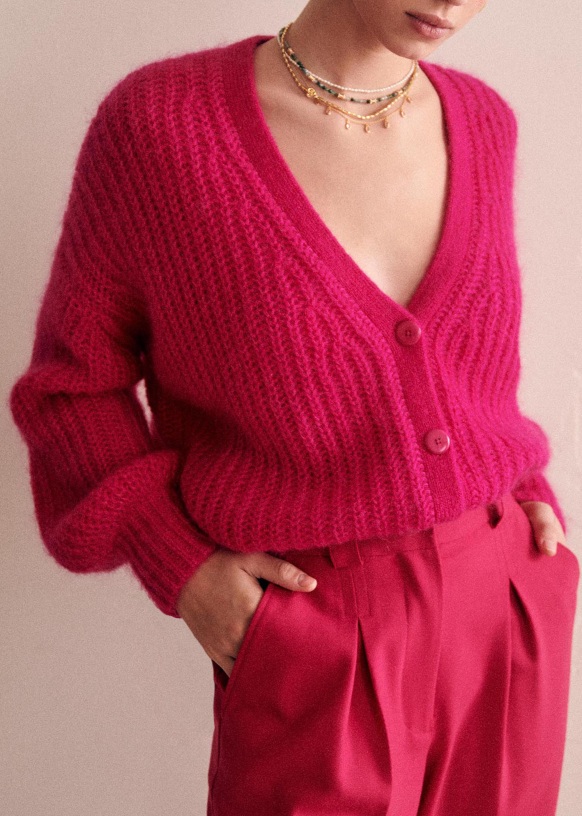 Sezane Achille Jumper Pink