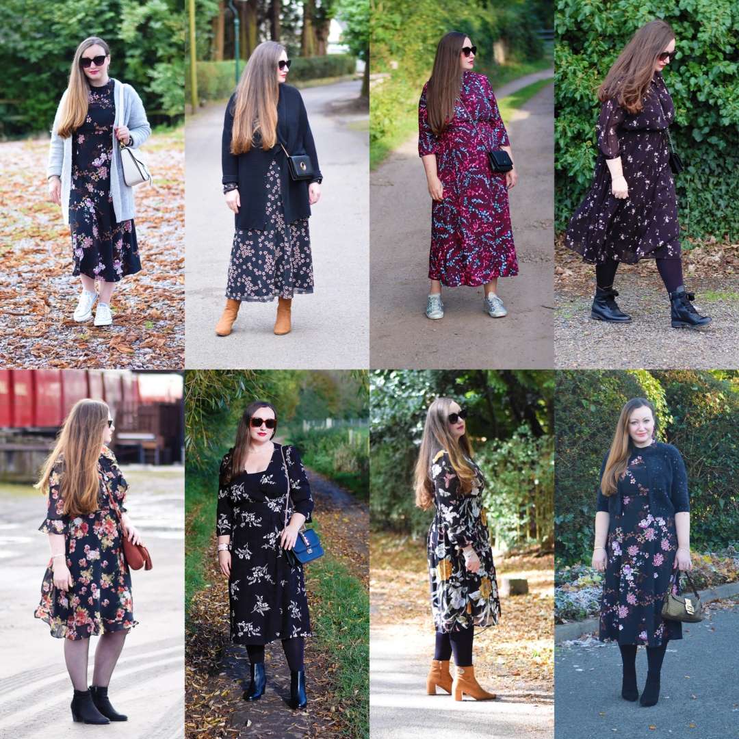 How to style a floral dress in autumn