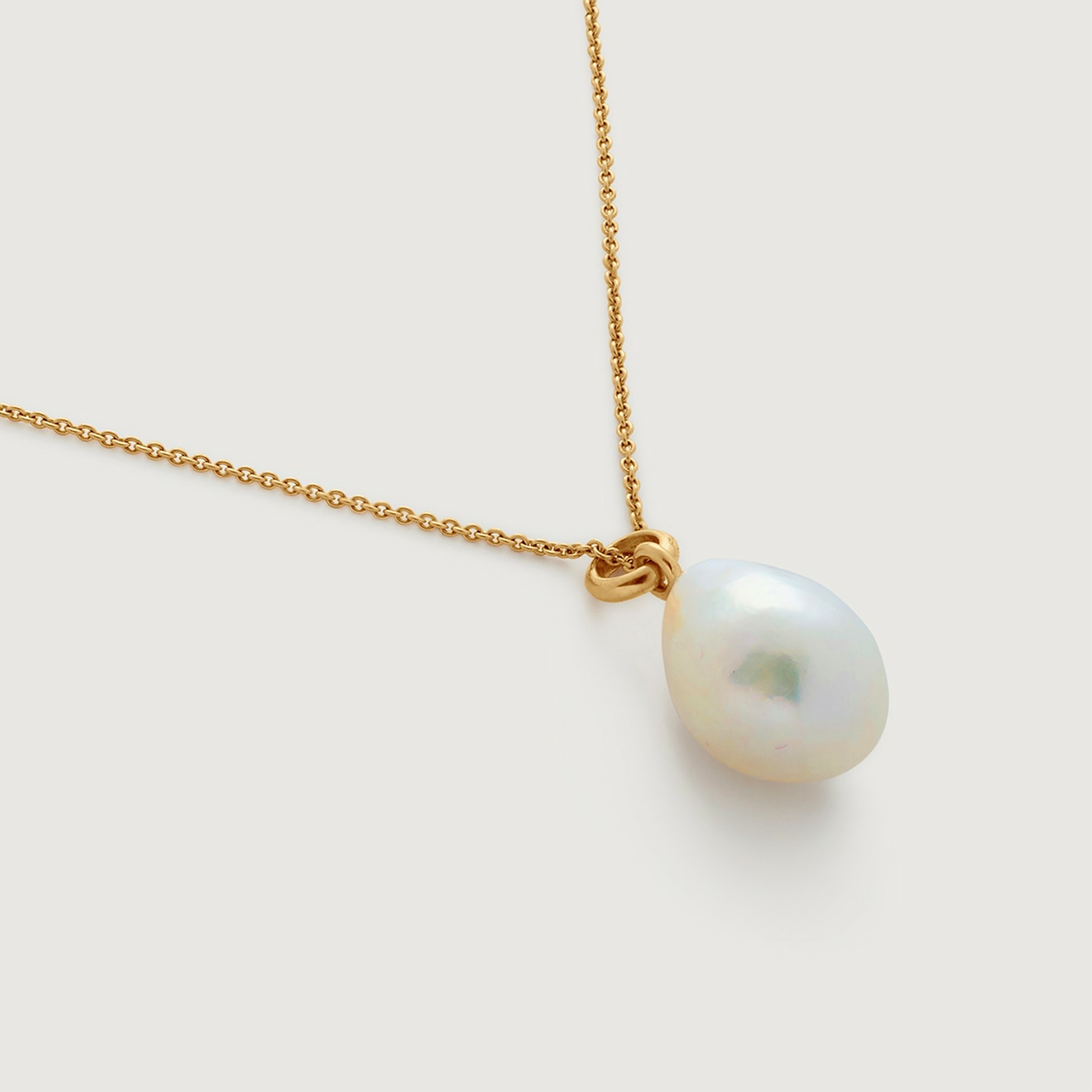 Monica Vinader Nura Pearl Necklace