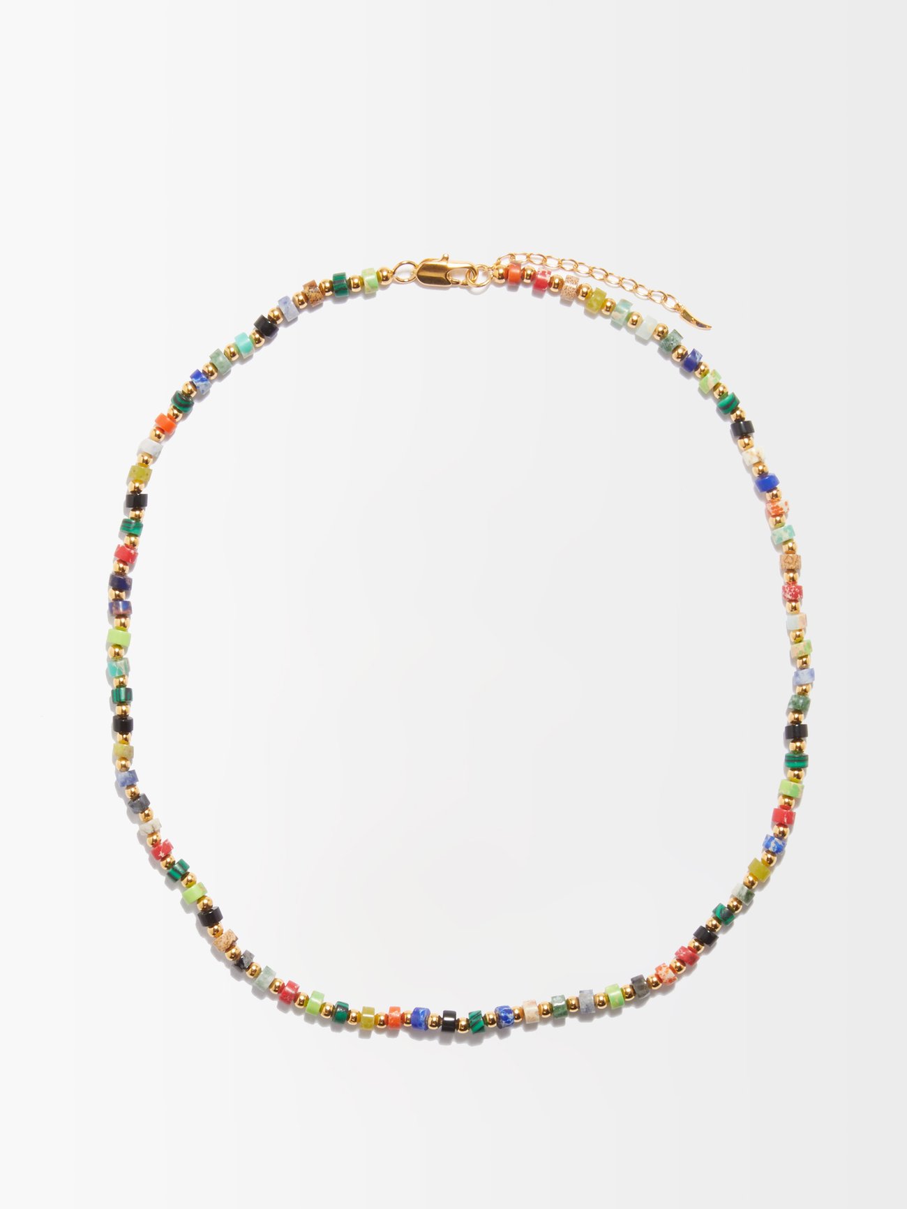 Missoma Imperial Jasper Bead Necklace