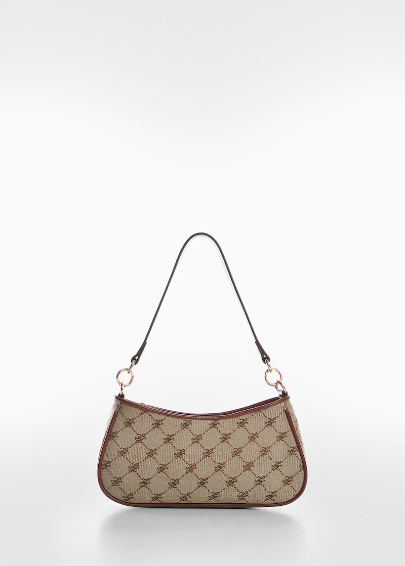 Mango Jacquard Shoulder Bag