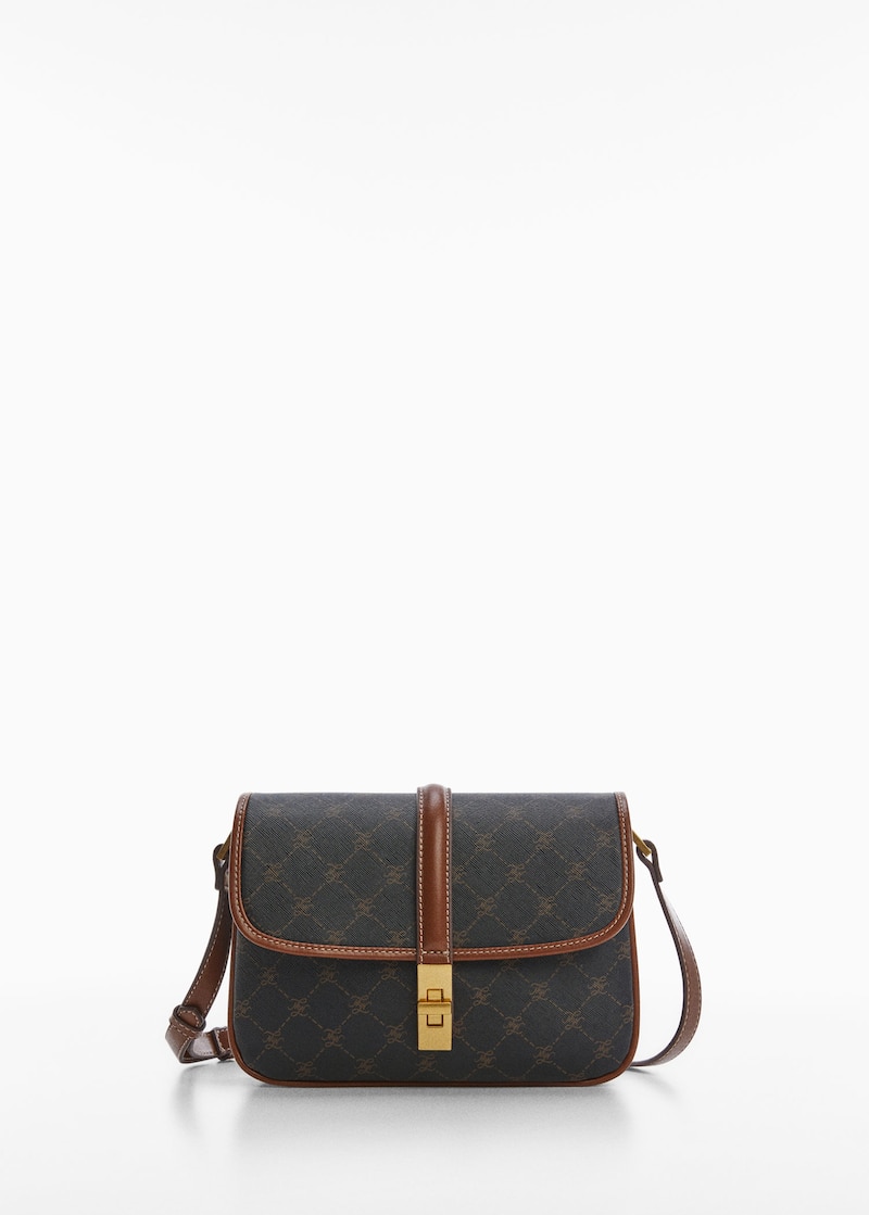 Mango Logo Printed Crossbody Bag