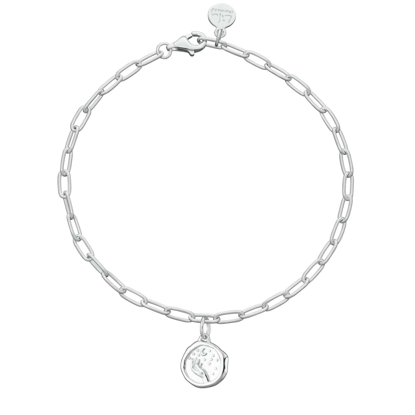 Lily Charmed Sterling Silver Manifest Charm Bracelet - Magic