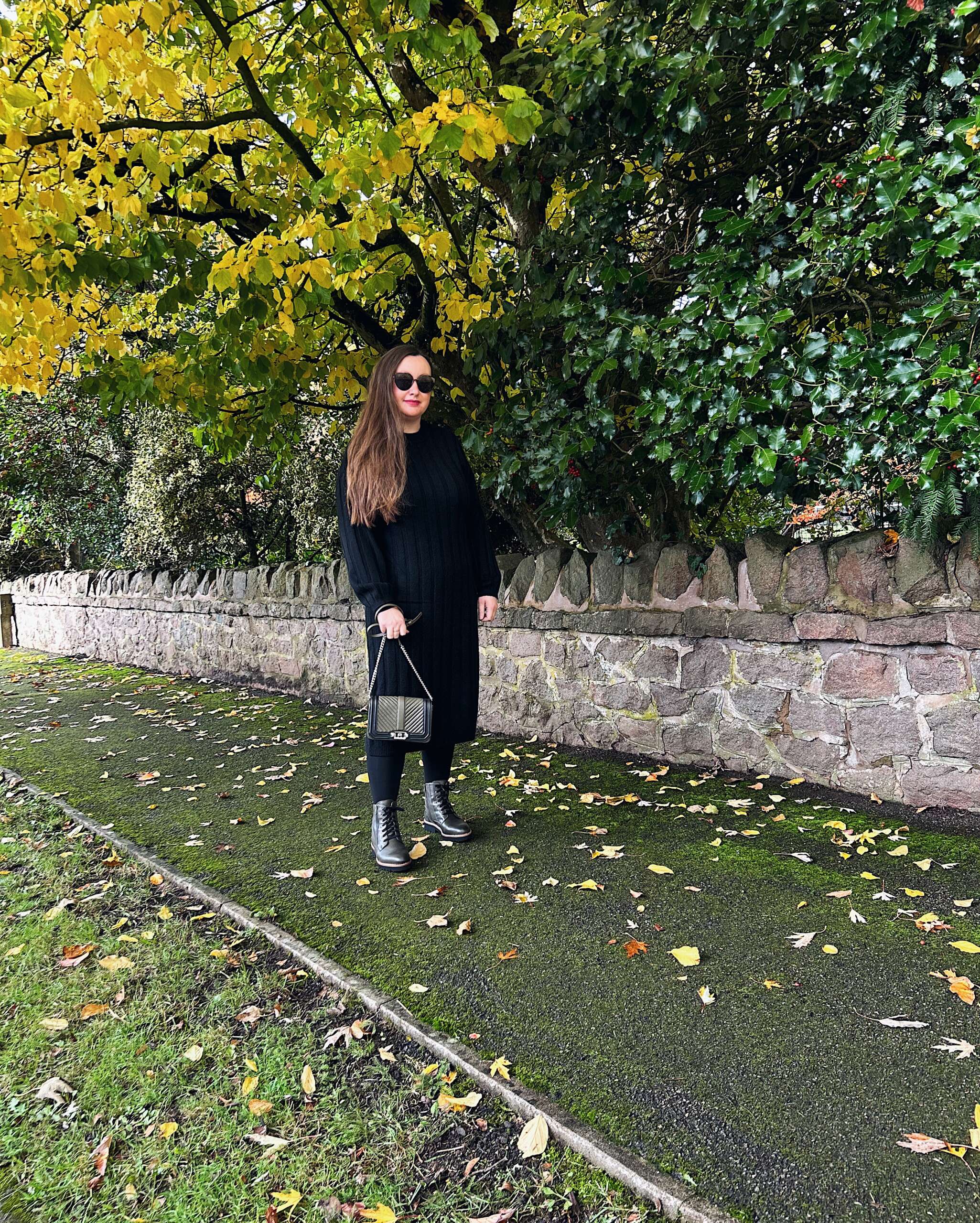 Olive Green Boots and Bag Outfit