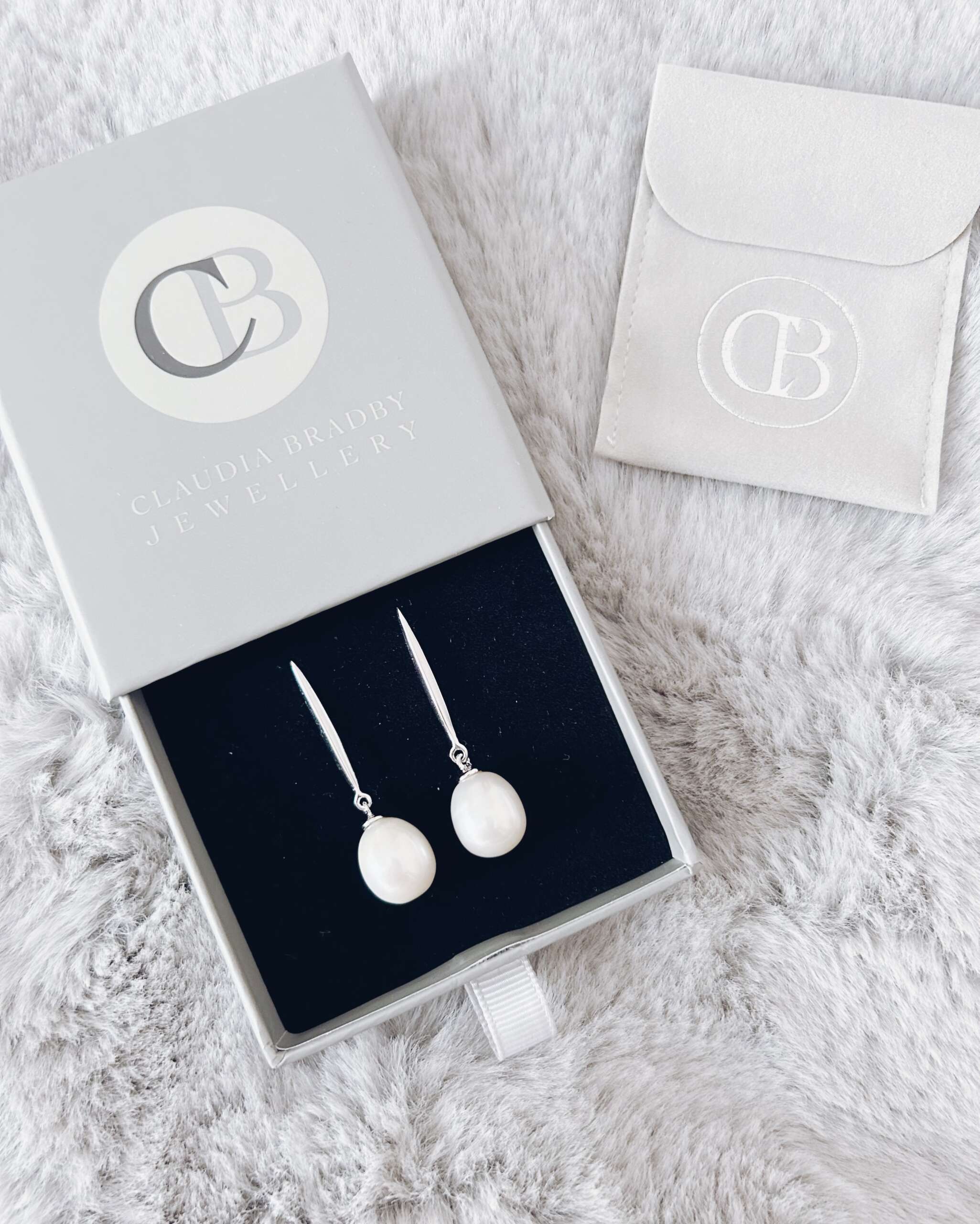 Claudia Bradby Coco Epee Pearl Drop Earrings