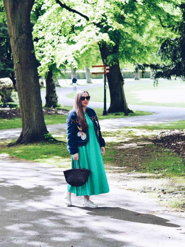 Grey and yellow outfit inspiration  JacquardFlower